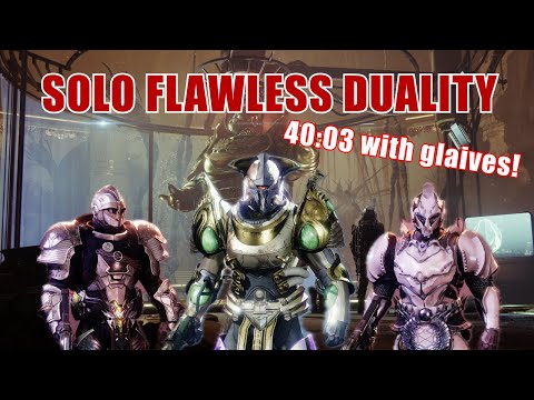 Solo Flawless Duality With Glaives