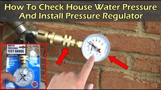 inline water pressure gauge