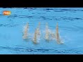 Natación sincronizada. Rutina libre España - Preolímpico Londres 2012