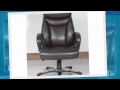 Luxury Dark Brown Director Office Chair with Folding Backrest