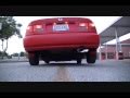 Bagged Matte Red 1998 Honda Civic 2Dr