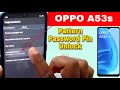 Oppo A53s Hard Reset Without Pc  oppo cph2135 Password Lock Pattern Lock Remove  Latest Trick2021