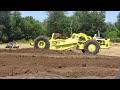 2011 Penfield I&I Show Excavation Euclid Earth Scraper Pushed by IHC Dozer equipment 7/8/11