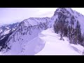 2012 ski doo summit X close call with cliff fall