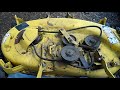Repairing a John Deere Mower Deck