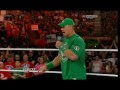 WWE Y2J Returns to front CENA RAW 25/06/12