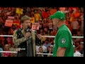 WWE Y2J Returns to front CENA RAW 25/06/12