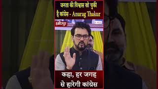 जनता की विश्वास खो चुकी है कांग्रेस - Anurag Thakur