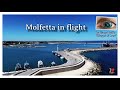 Molfetta in flight with drone