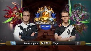 Bunnyhoppor vs Thijs - Group A Decider - Hearthstone Grandmasters Europe 2020 Season 1 - Week 2