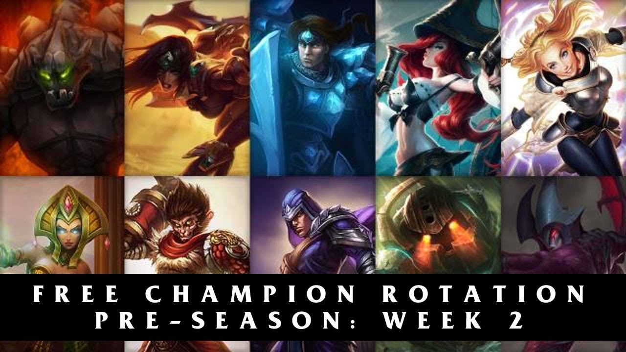 Free League of Legends Champion Rotation | Season 4 Pre-season Week 2