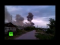Video: Strong explosions rock ammo depot storing millions of shells in Russia