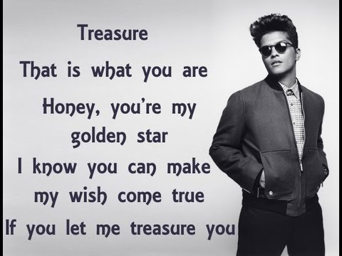 Treasure - Bruno Mars (Lyric Video)