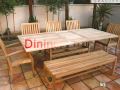 Modern Teak Tables, Teak Outdoor Tables, Teak Wood Patio Tables for deck or garden.