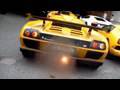 Lamborghini Diablo GT (16/80) loud sound: backfire, hard revving and accelerating!