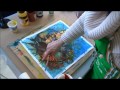 Acrylmalerei Techniken Malen mit dem Fön