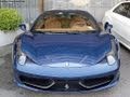 Ferrari 458 italia (TDF Blue livery) driving in Monaco