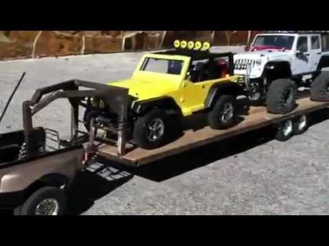  RC Trucks Pulling Travel Trailer. on rc 4x4 trucks with boat trailer