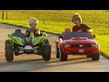 Power Wheels Race - Dune Racer vs Mustang