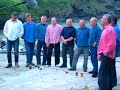 Port Isaac residents (The Fisherman's Friends) singing a shanty