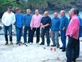 Port Isaac residents (The Fisherman's Friends) singing a shanty