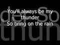 Thunder lyrics - Boys like Girls