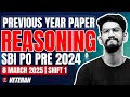 SBI PO Prelim 2024 Reasoning Paper  SBI PO Prelims Previous Year Paper  Yashraj Sir  Veteran
