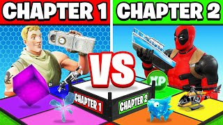 CHAPTER 1 vs CHAPTER 2 BOARD GAME (Fortnite)