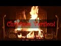 Yule Log Fireplace with Christmas Jazz Music - 2015