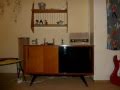 Space Age kidney table vintage furniture TV tuberadio Atomic Jetsons 1950 50 german Rockabilly style