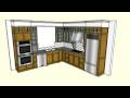 Kitchen Design in Sketchup Animation Video