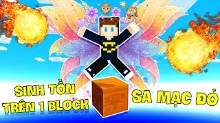 JAYGRAY THỬ THÁCH SINH TỒN TRÊN 1 BLOCK CÁT ĐỎ TRONG MINECRAFT*NUÔI TẤT CẢ CÁC ĐỘNG VẬT TRÊN TRỜI