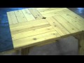 Log Parquet Table - Outdoor Log Furniture at LogFurniturePlace.com