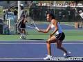 Ana Ivanovic Swinging Backhand Volley in Slow Motion