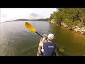 GoPro Kayak Fishing - Huge Largemouth Gets Away at Last Second
