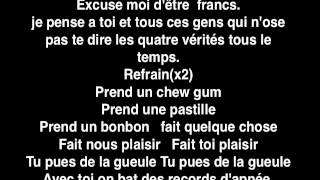 Tu Pues De La Gueule Gueule Gueule Lyrics Youtube