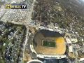 الهبوط بالمظلات فى ملعب كرة القدم 