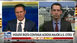 June 1, 2020: Cotton Says Rioting Ends Tonight on Fox &amp; Friends