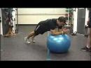Swiss Ball Front Plank