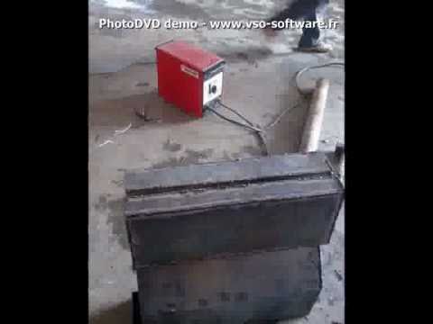 Буржуйка на дровах видео