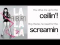 Auburn - LA LA LA Feat Iyaz Lyrics Video