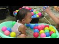 Mainan anak ❤ Asiknya Bermain Air & Mandi Bola - Kids Pool Fun Balls #Kids @LifiaTubeHD