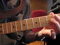 Guitarra Eléctrica - Escala pentatónica (P-6) - Escala blues -Rock & Roll para Muñones