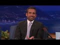 Steve Carell Improvises Some New Characters - CONAN on TBS