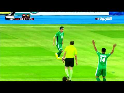 هدف رائع يونس محمود ضد اساطير العالم في البصرة 9 / 9 / 2017