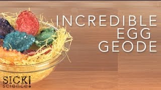 Ciencia divertida: geodas hechas con huevos