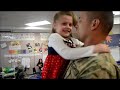 Soldier on Leave Surprises his 6 Children !!!!