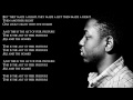 Kendrick Lamar - The Art Of Peer Pressure (Lyrics HD)