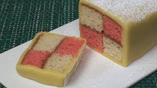 sweet tip | Battenberg Cake Recipe Battenberg Cake Recipe