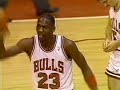 Michael Jordan Greatest Games: 34 Points (Amazing Defense) vs Hawks (1987)